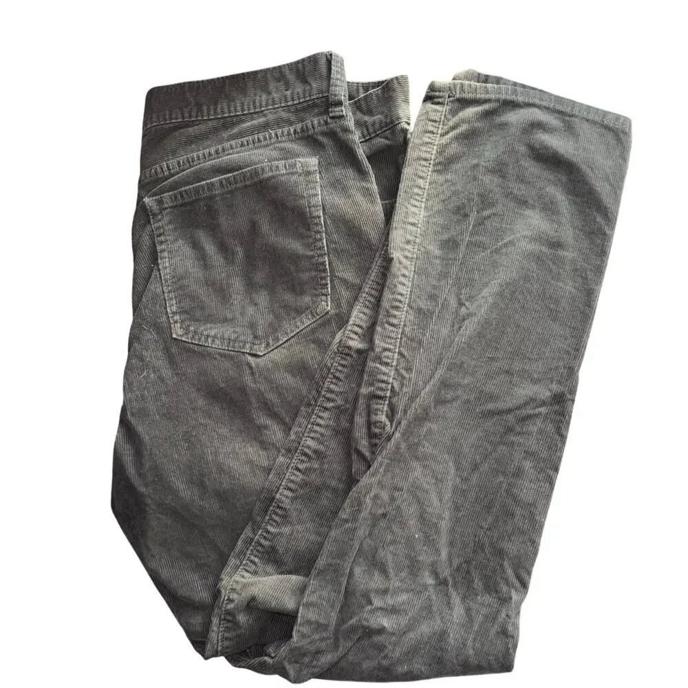 J Crew Flex Men’s Corduroy Pants 5 Pocket Style Soft Cotton 34x32 Slim Preppy